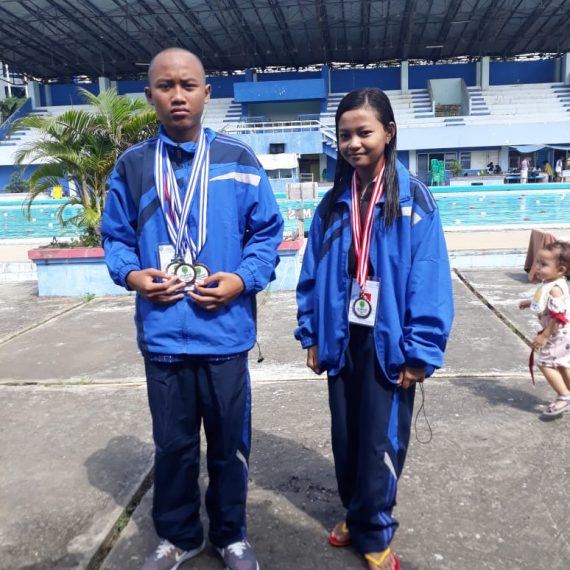Juara 2 dan 3 Cabor Renang O2SN tingkat Propinsi 2018