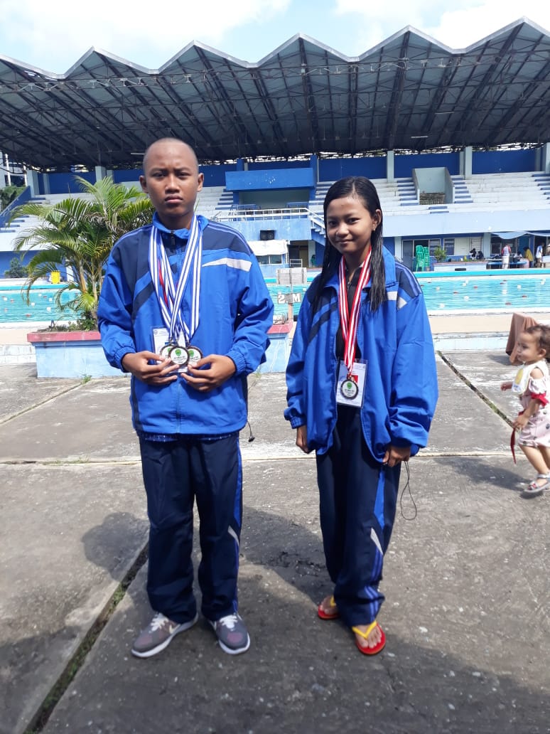 Juara 2 dan 3 Cabor Renang O2SN tingkat Propinsi 2018